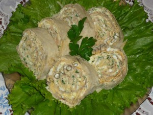 Рулет из лаваша Закуски